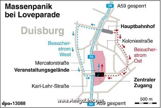 Loveparade 2010 Plan